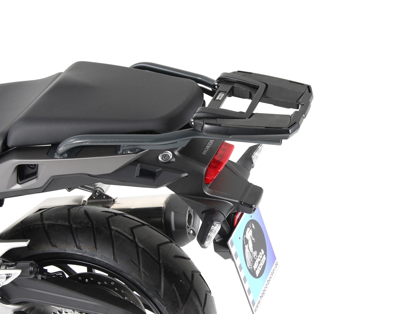 Easyrack Topcase-Träger anthrazit für Honda VFR 800 X Crossrunner (15-20) Hepco & Becker