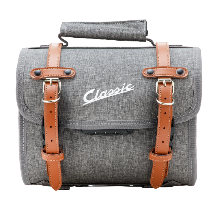 Tasche "Classic" klein für Vespa, Nylon, grau