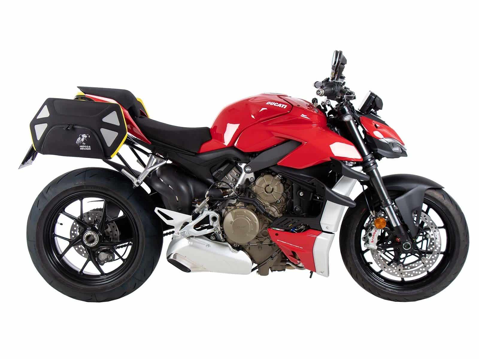 C-Bow Seitenträger schwarz für Ducati Panigale V4 /S /R (18-24) Hepco & Becker