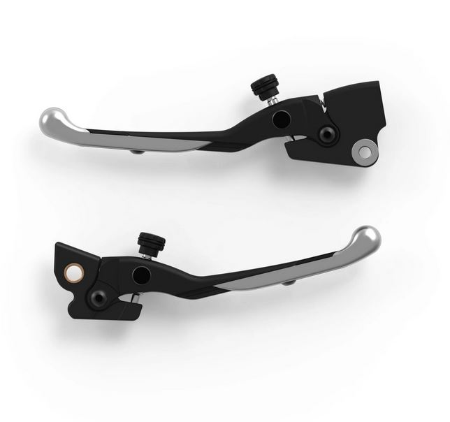 Sporthebel Set RIZOMA für Vespa Primavera/​Sprint/​Elettrica, silber/schwarz
