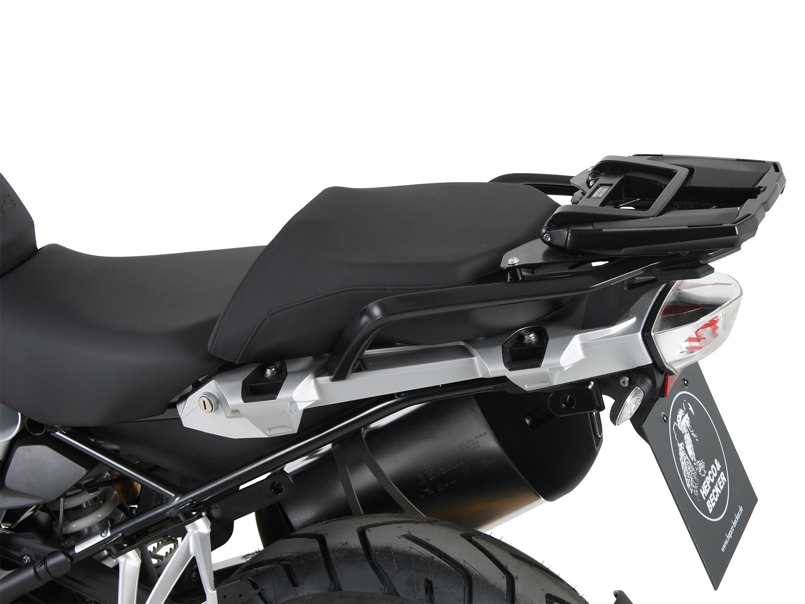 Easyrack Topcase-Träger für Original-Gepäckbrücke schwarz für BMW R 1250 GS (19-23) Hepco & Becker