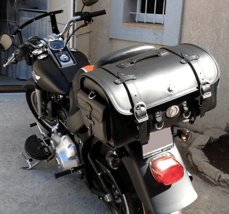 Leder-Handbag Buffalo 33 Liter schwarz Hepco & Becker