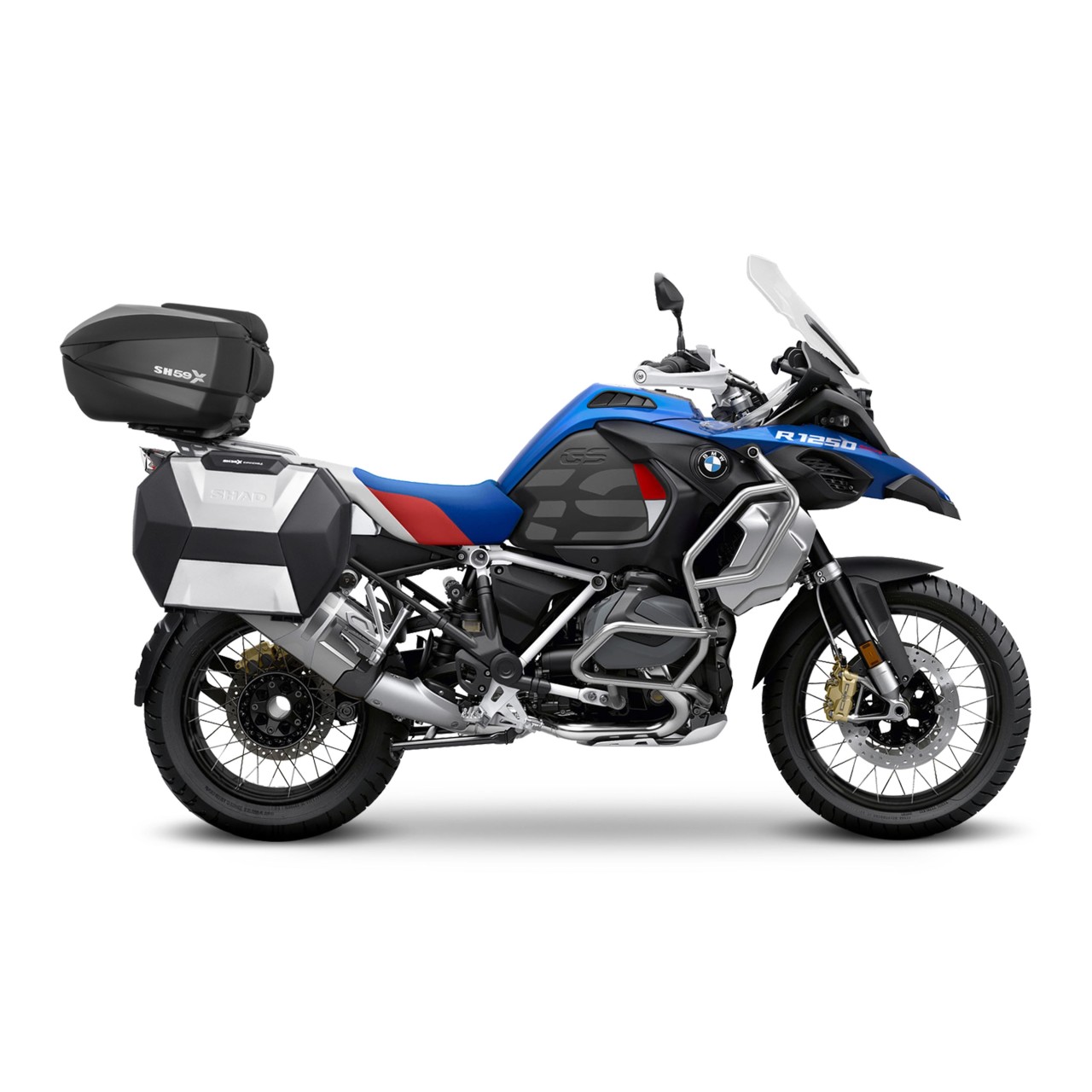 Shad Seitenkofferträger 3P System schwarz lackiert für BMW R 1200 GS / R 1250 GS / R 1250 GS Adventure