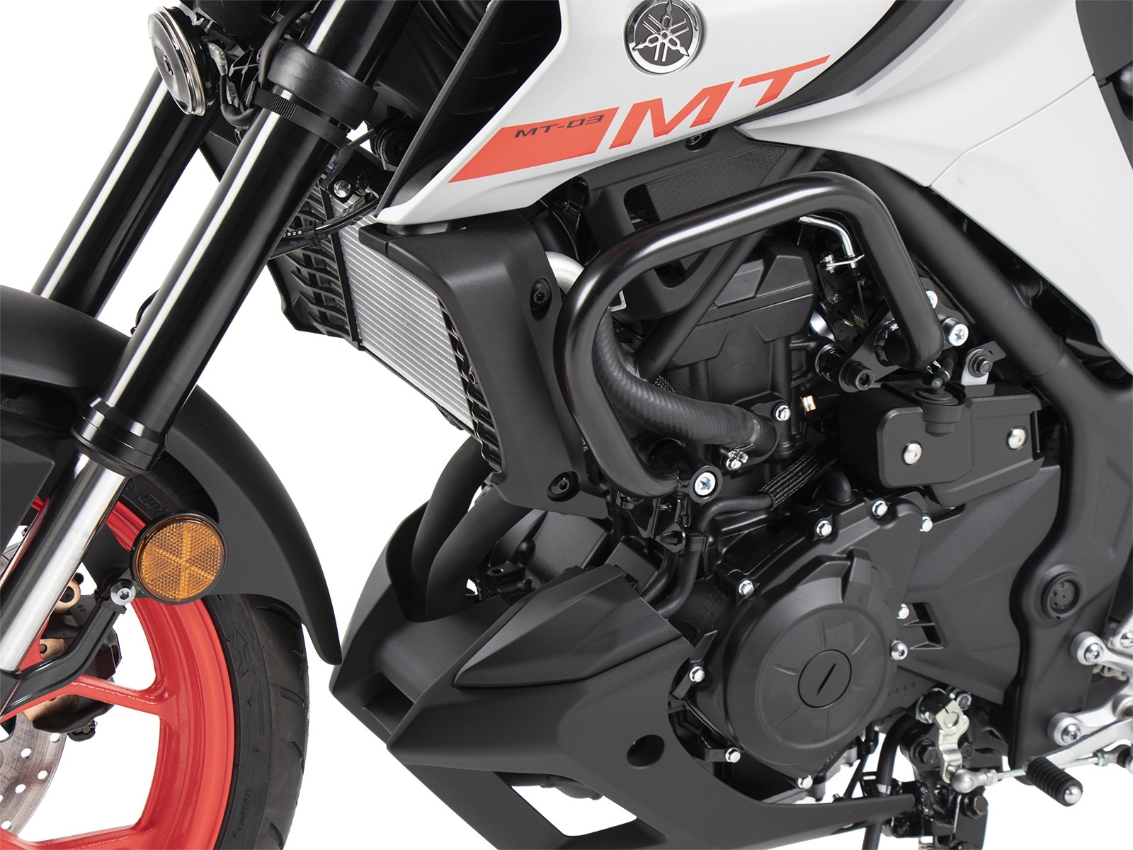 Motorschutzbügel inkl. Protectionpad schwarz für Yamaha MT-03 (Bj.20-) Hepco & Becker