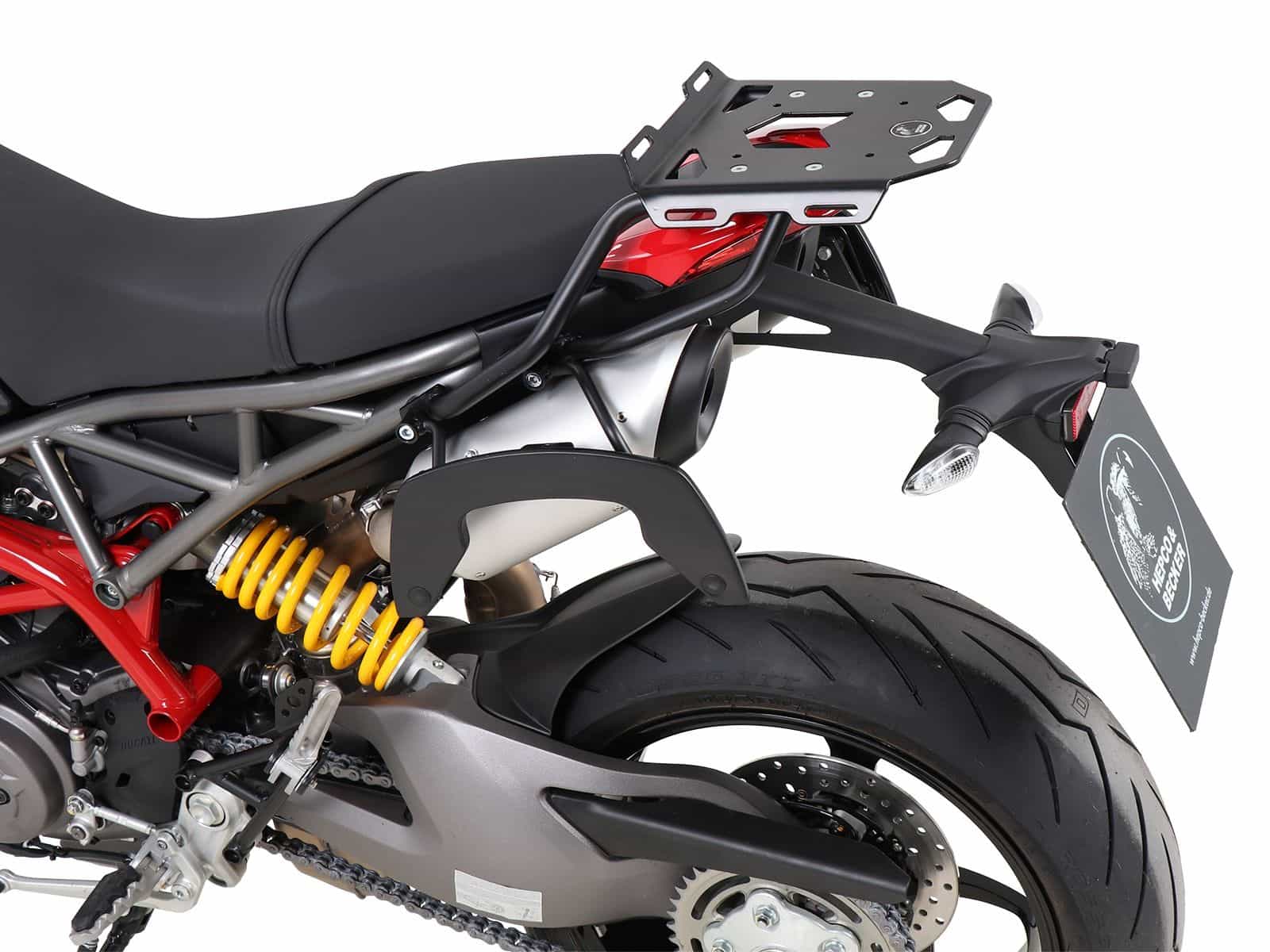 C-Bow Seitenträger schwarz für Ducati Hypermotard 950 /SP (19-) Hepco & Becker