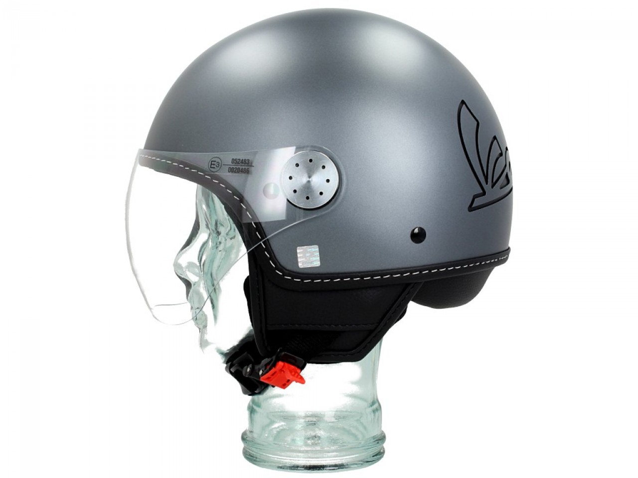 Vespa Jethelm Visor 3.0 grigio titan