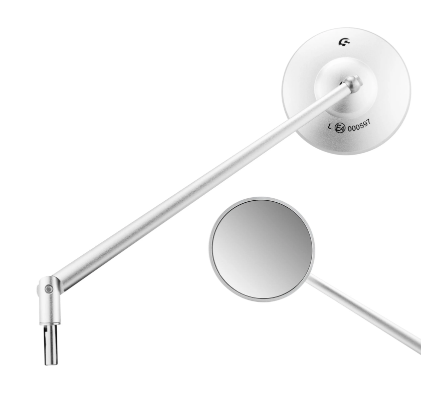 Standard Spiegel links oder rechts für Vespa ​PX 80-200ccm, aluminium matt