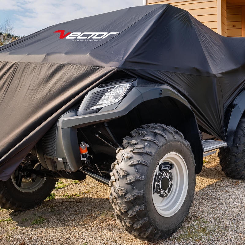 VECTOR Abdeckplane außen für ATV/Quads – Schwarz - XL