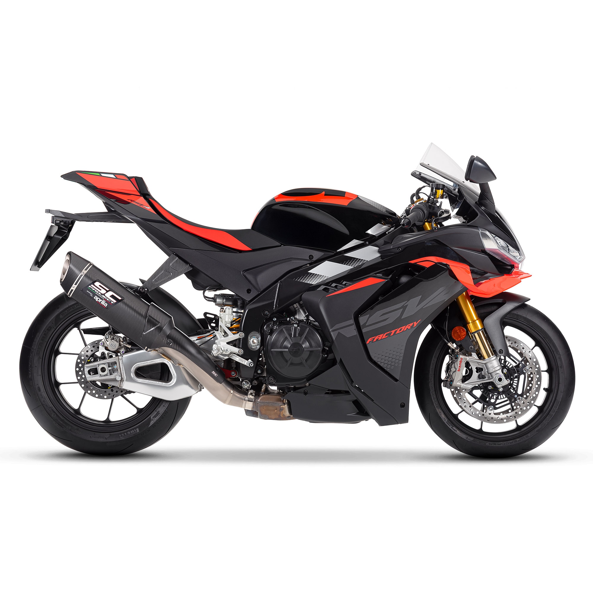 Slip-on-Schalldämpfer SC-Project Street Legal für Aprilia RSV4 / Tuono V4 1100 (25-)