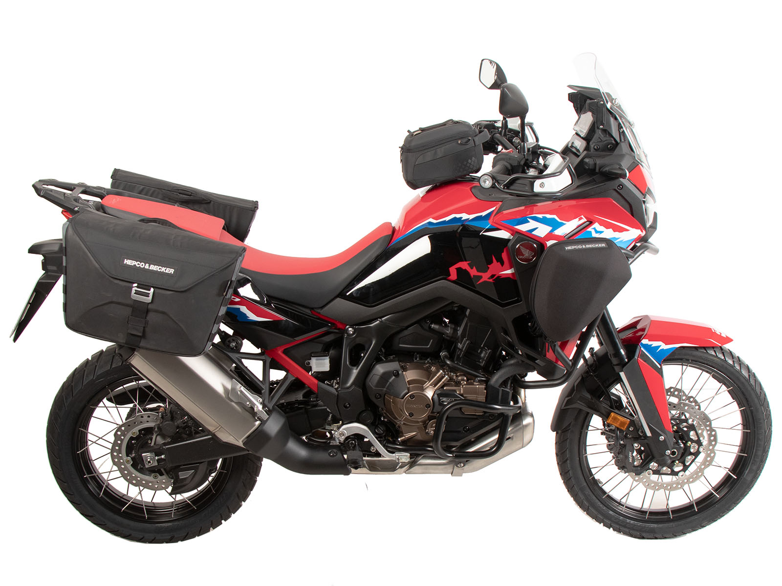 C-Bow Seitenträger schwarz für Honda CRF 1100 L Africa Twin (24-) Hepco & Becker