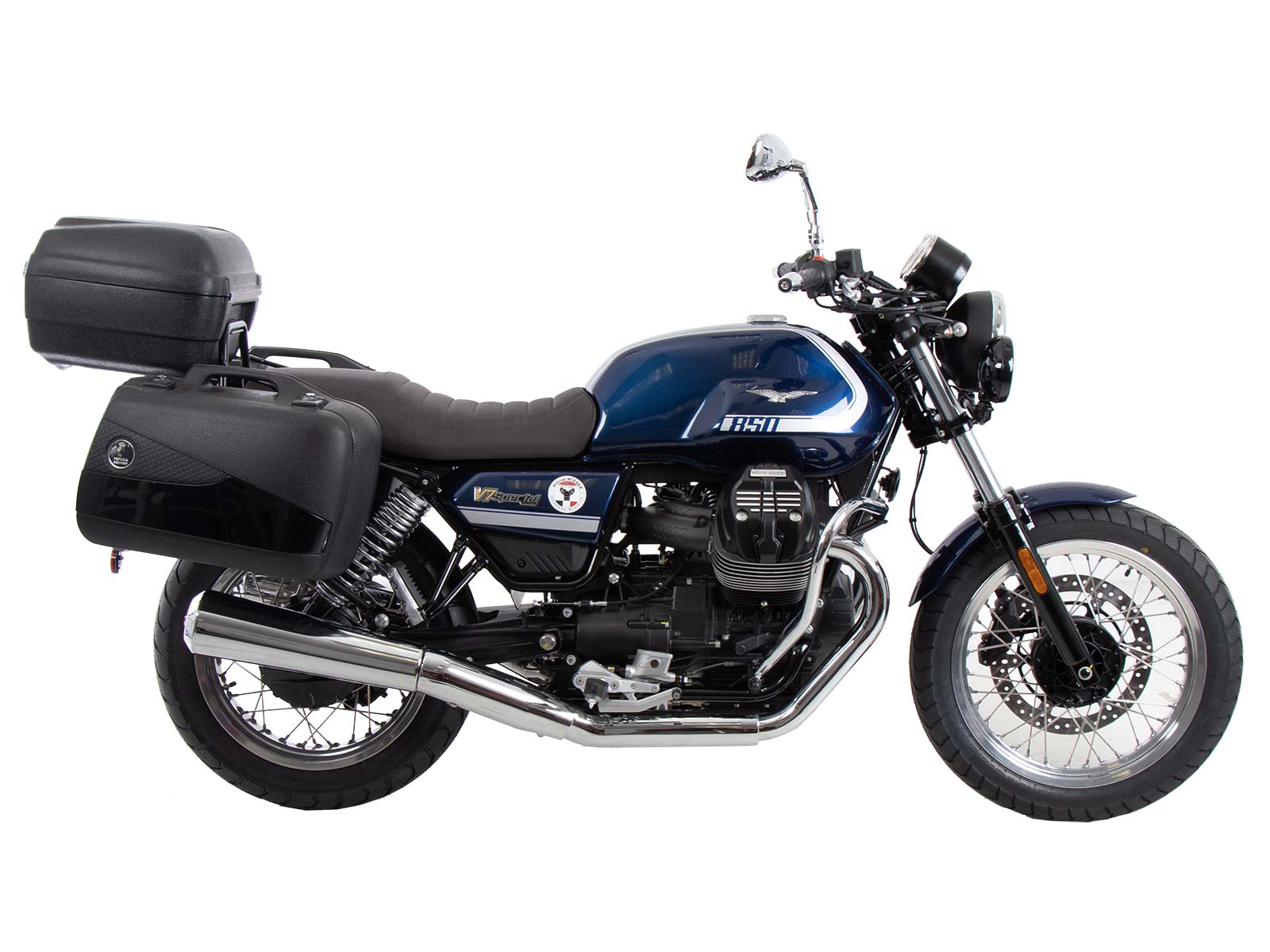 Kofferträger schwarz für Moto Guzzi V7 Special/Stone/Centenario (21-24) Hepco & Becker