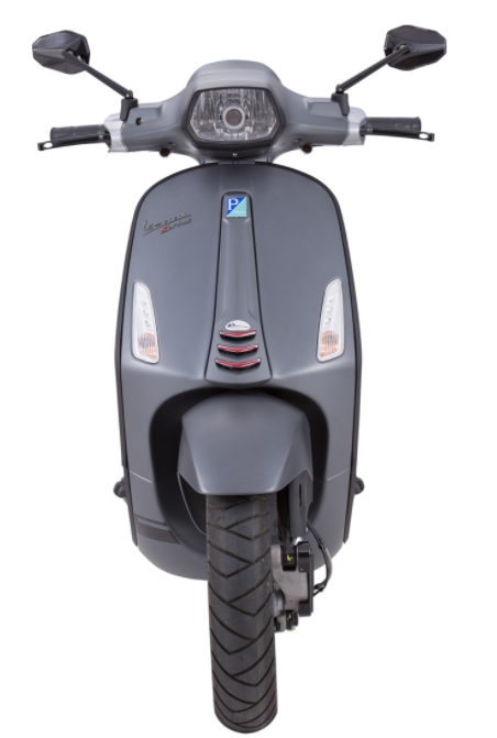 Monoschlitzrohr Beinschild & Trittblech komplett für Vespa Primavera/​Sprint 50-150ccm