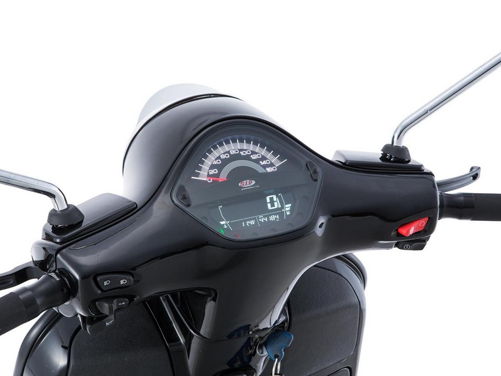 Drehzahlmesser/Tacho für Vespa GT/​GT L 125/​200ccm/​ GTS 125ccm, schwarz