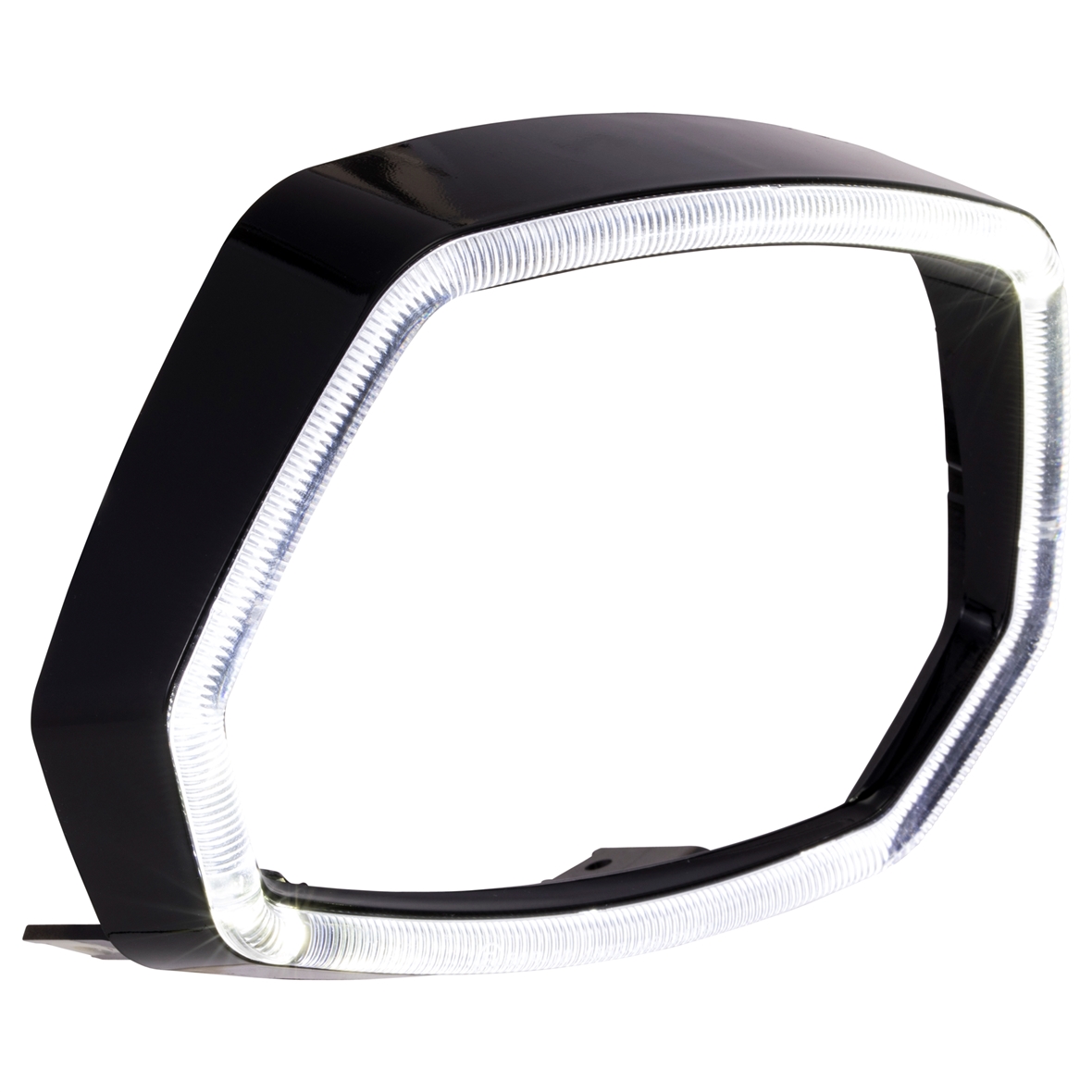 Lampenring schwarz glanz LED Leuchtring für Vespa Sprint 125/​150ccm 4T ('13-'18)