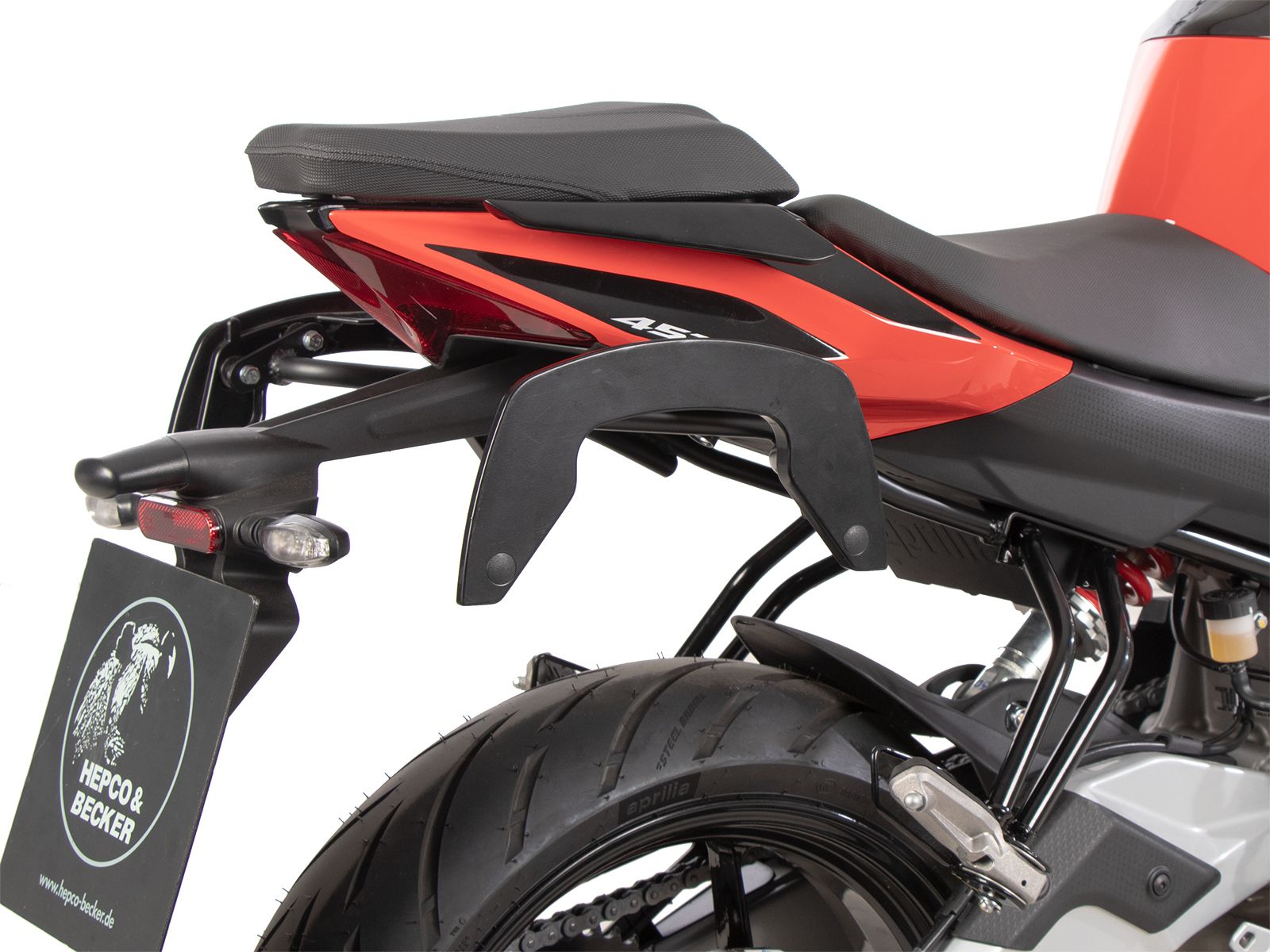 C-Bow Seitenträger schwarz für Aprilia Tuono 457 (25- ) Hepco & Becker