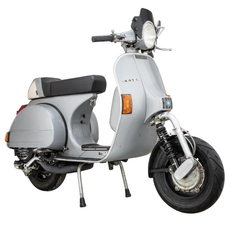 Kotflügel Garelli Race EVO II für Vespa PX 80-200ccm, GFK, schwarz