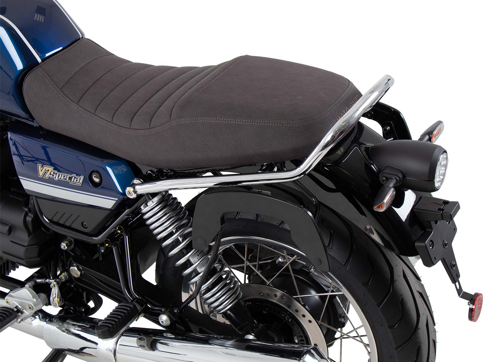 C-Bow Seitenträger schwarz für Moto Guzzi V7 850 Stone Corsa (2024) Hepco & Becker