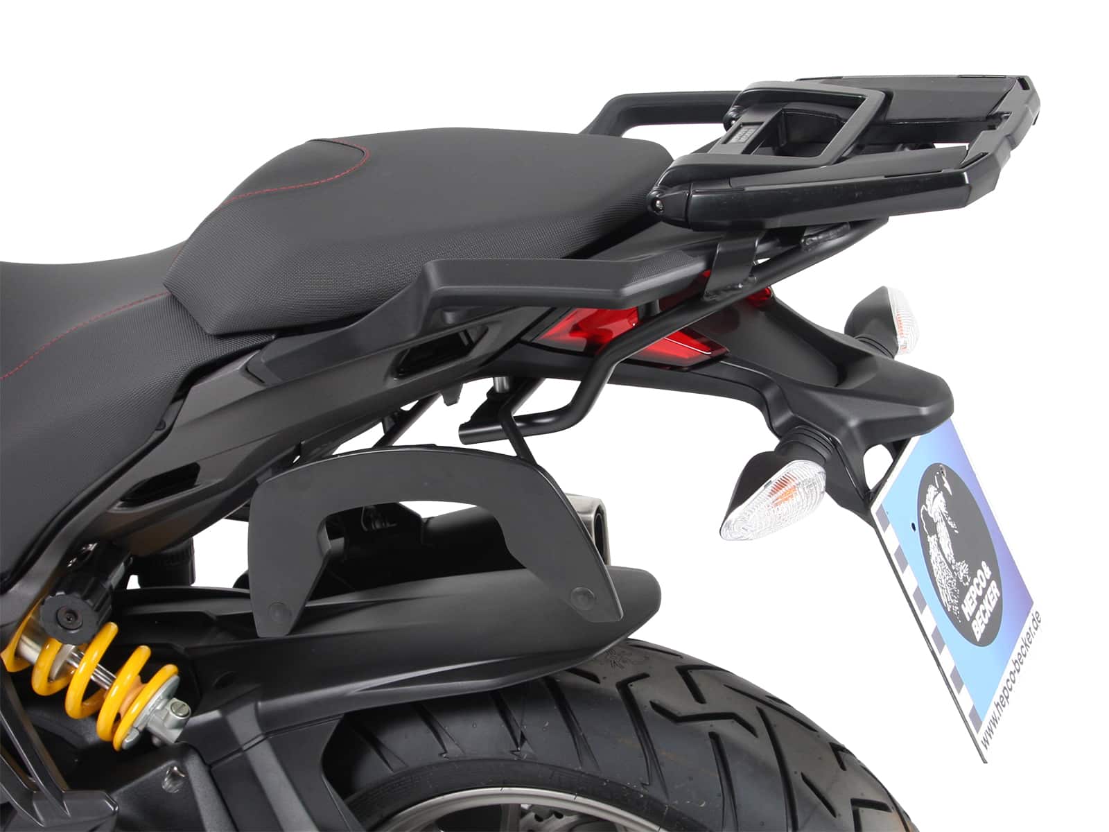 C-Bow Seitenträger schwarz für Ducati Multistrada 950 /S (17-21) Hepco & Becker