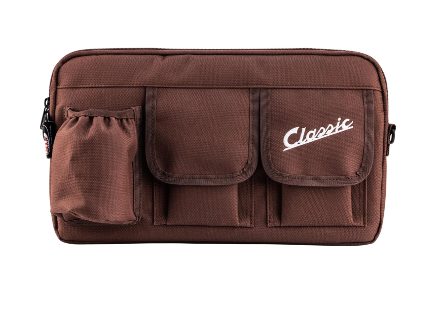 Tasche "Classic" für Gepäckfach/Handschuhfach Vespa, Nylon, tobacco braun