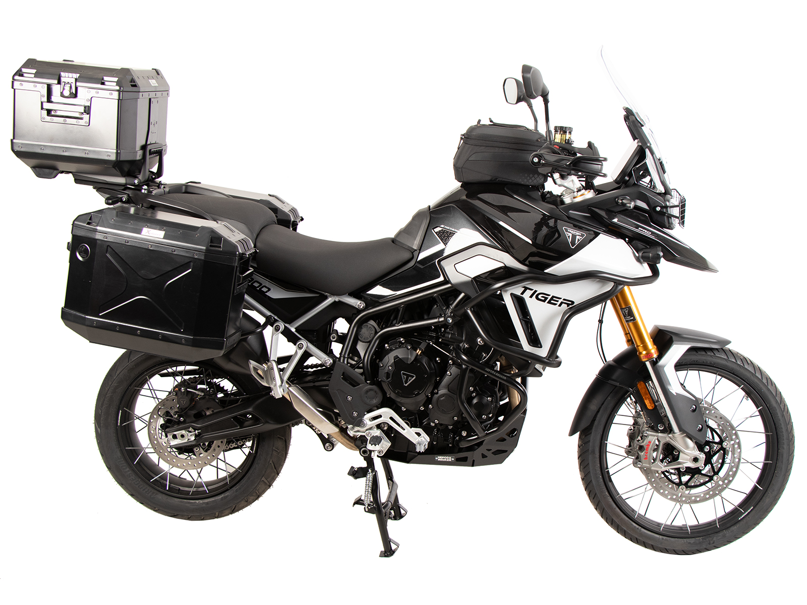 Alurack Topcaseträger für Triumph Tiger 900 Rally Pro (24-) Hepco & Becker