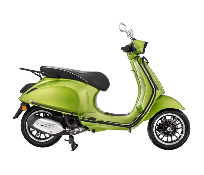 Gepäckbrücke hinten für Vespa Primavera /​Sprint /​Elettrica 50-150ccm, schwarz matt