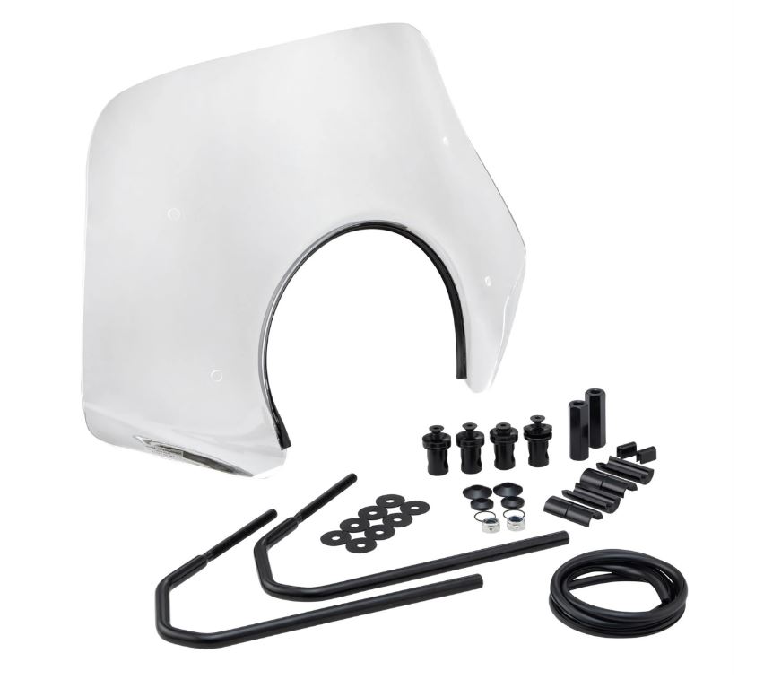 Flyscreen ERMAX Piccolo H 160 mm für Vespa GTS/​GTS Super/​GT/​GT L (-22), klar