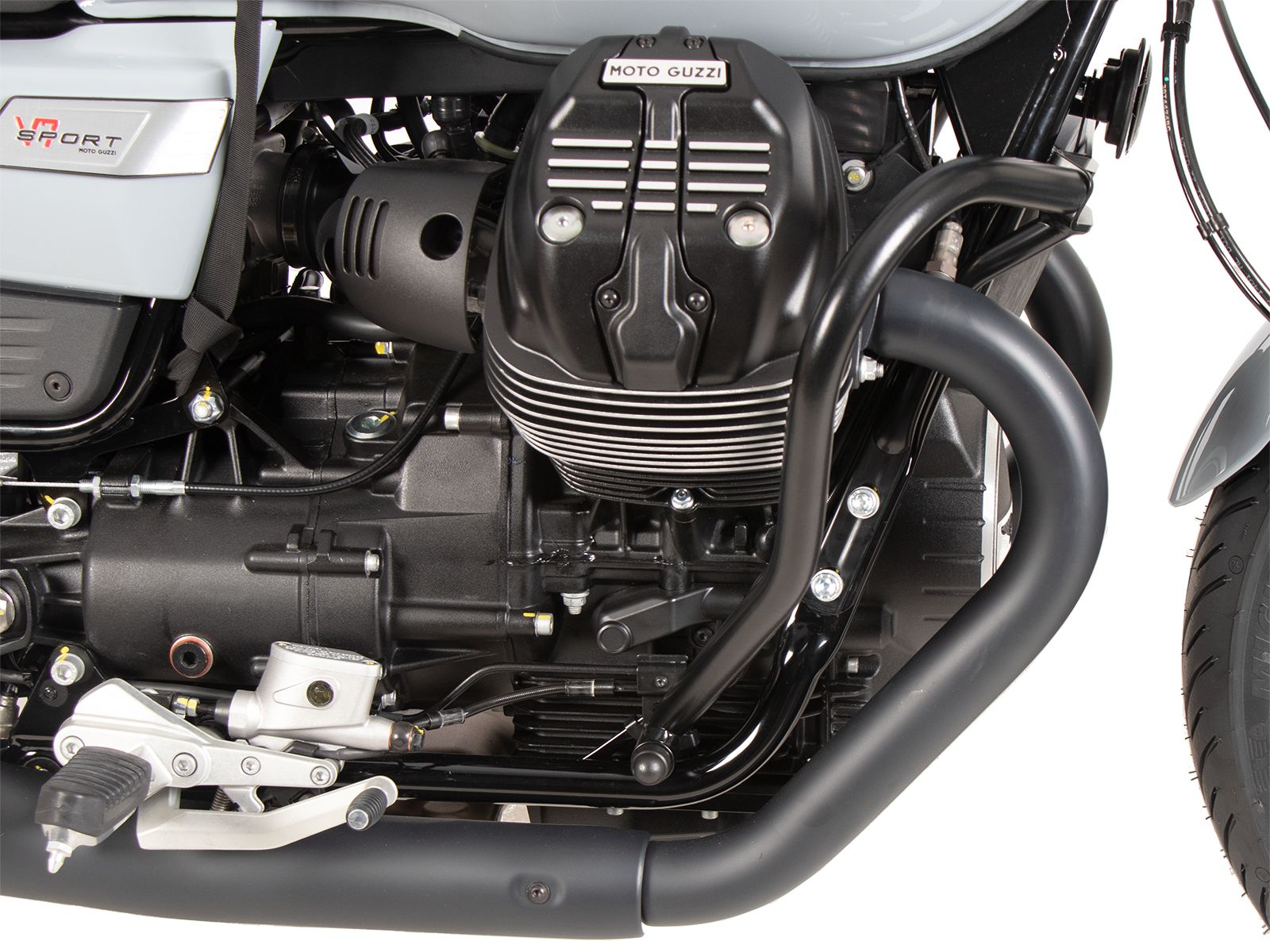 Motorschutzbügel schwarz für Moto Guzzi V7 850 Special (25-) Hepco & Becker