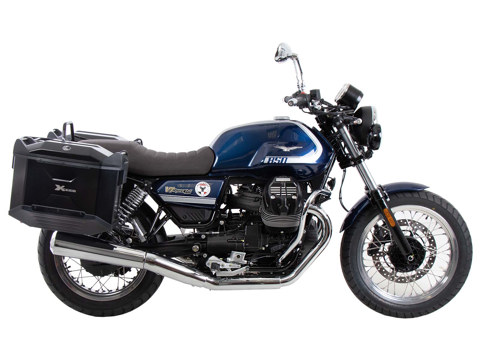 Kofferträger schwarz für Moto Guzzi V7 Special/Stone/Centenario (21-24) Hepco & Becker