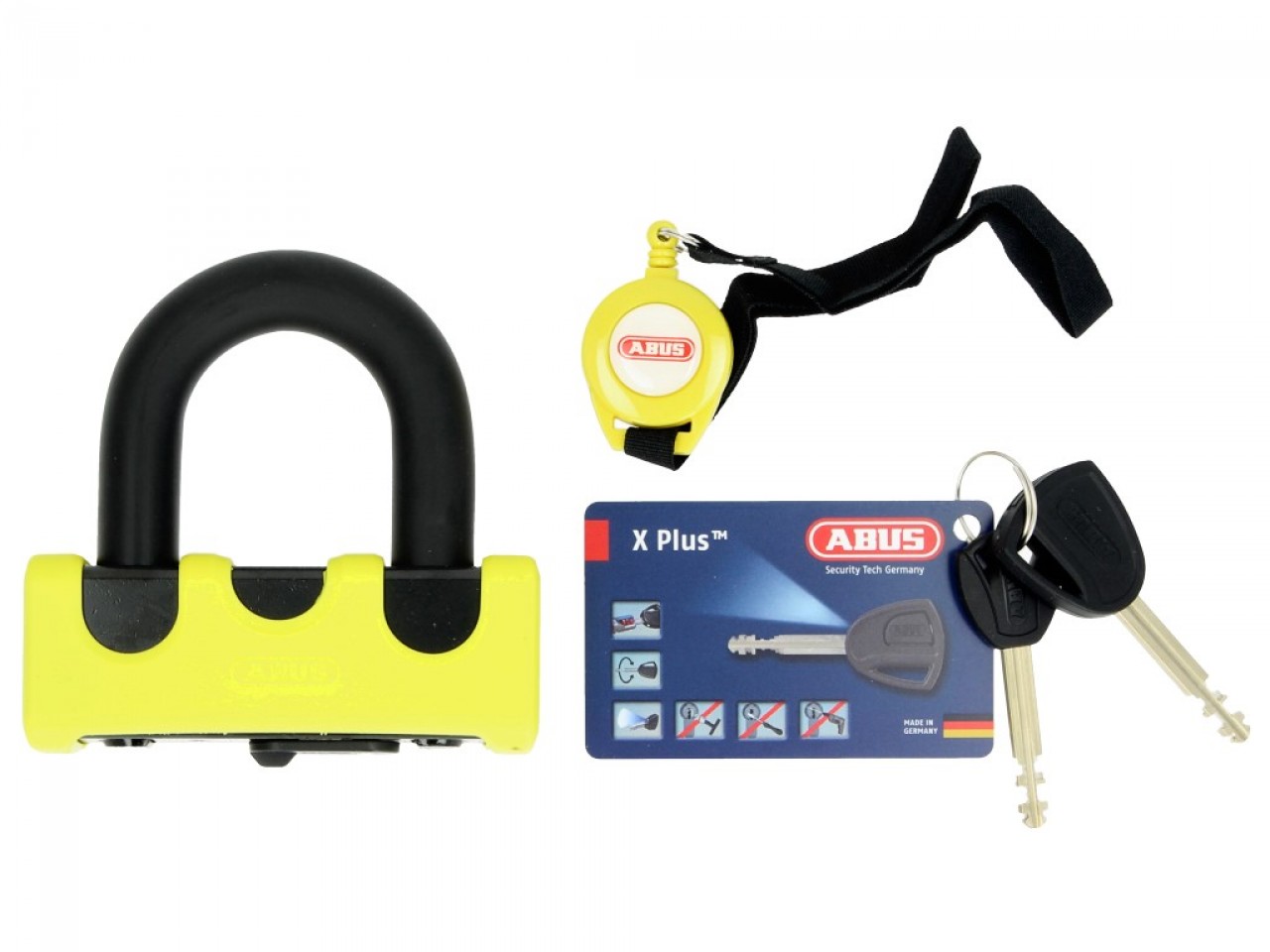 ABUS Bügelschloss Granit Power XS 67 für Motorrad, Scooter & Vespa