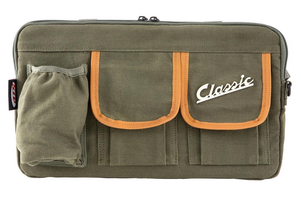 Tasche "Classic" für Gepäckfach/Handschuhfach Vespa - olive, Canvas