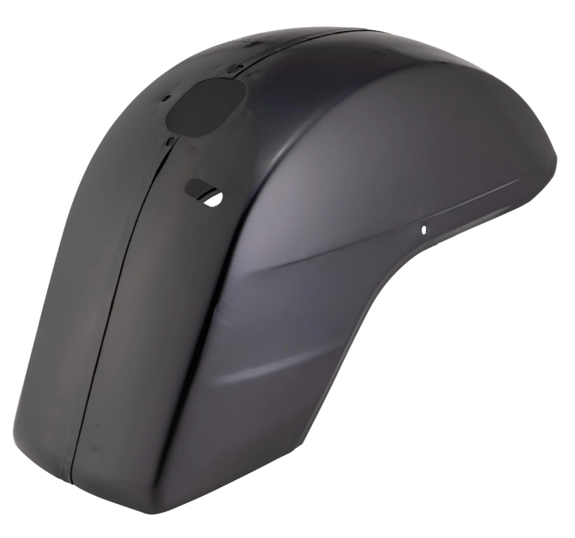 Kotflügel FA ITALIA für Vespa PX 80-200ccm, Metall, schwarz