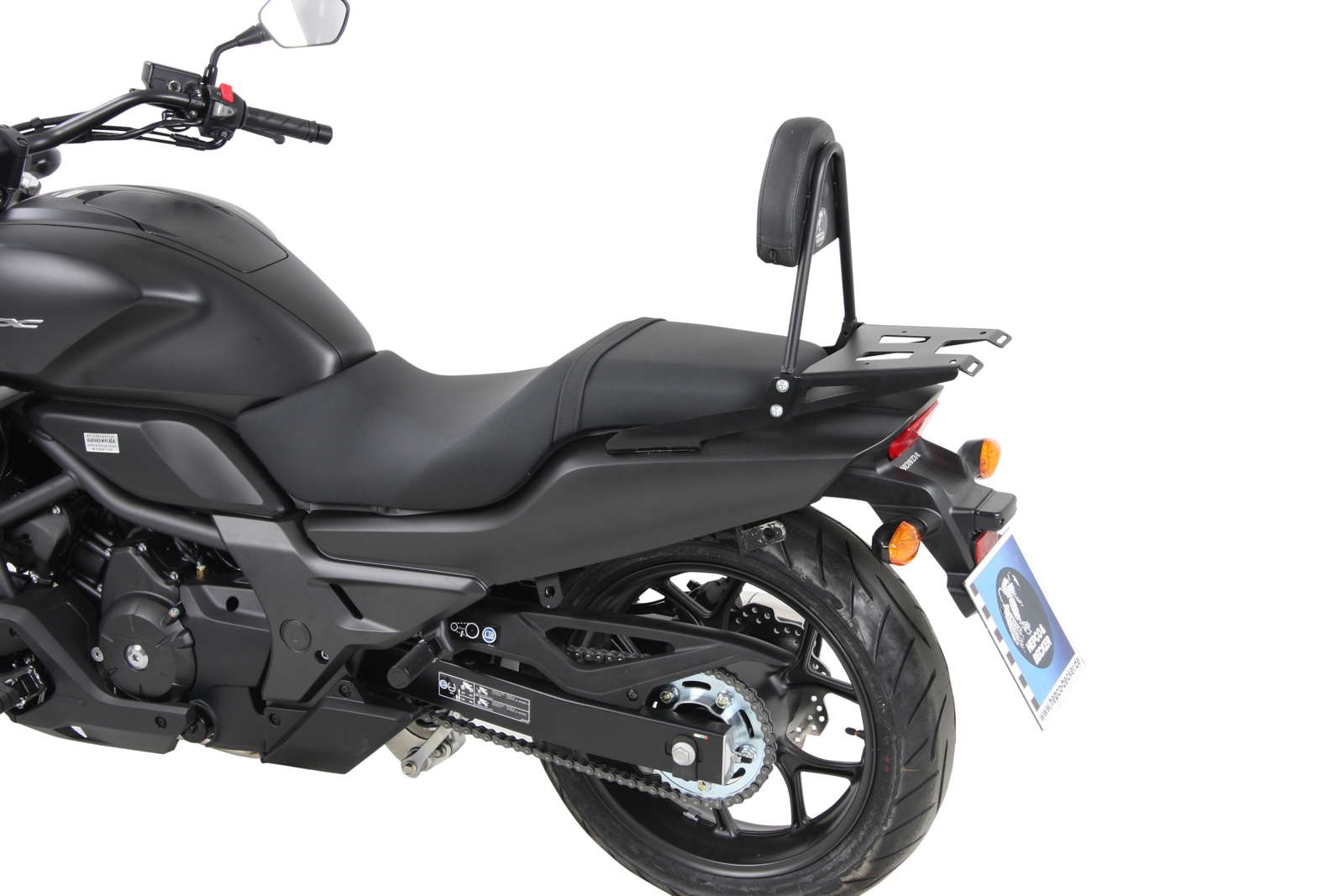 Sissybar mit Gepäckträger schwarz für Honda CTX 700 /N /DCT (14-17) Hepco & Becker
