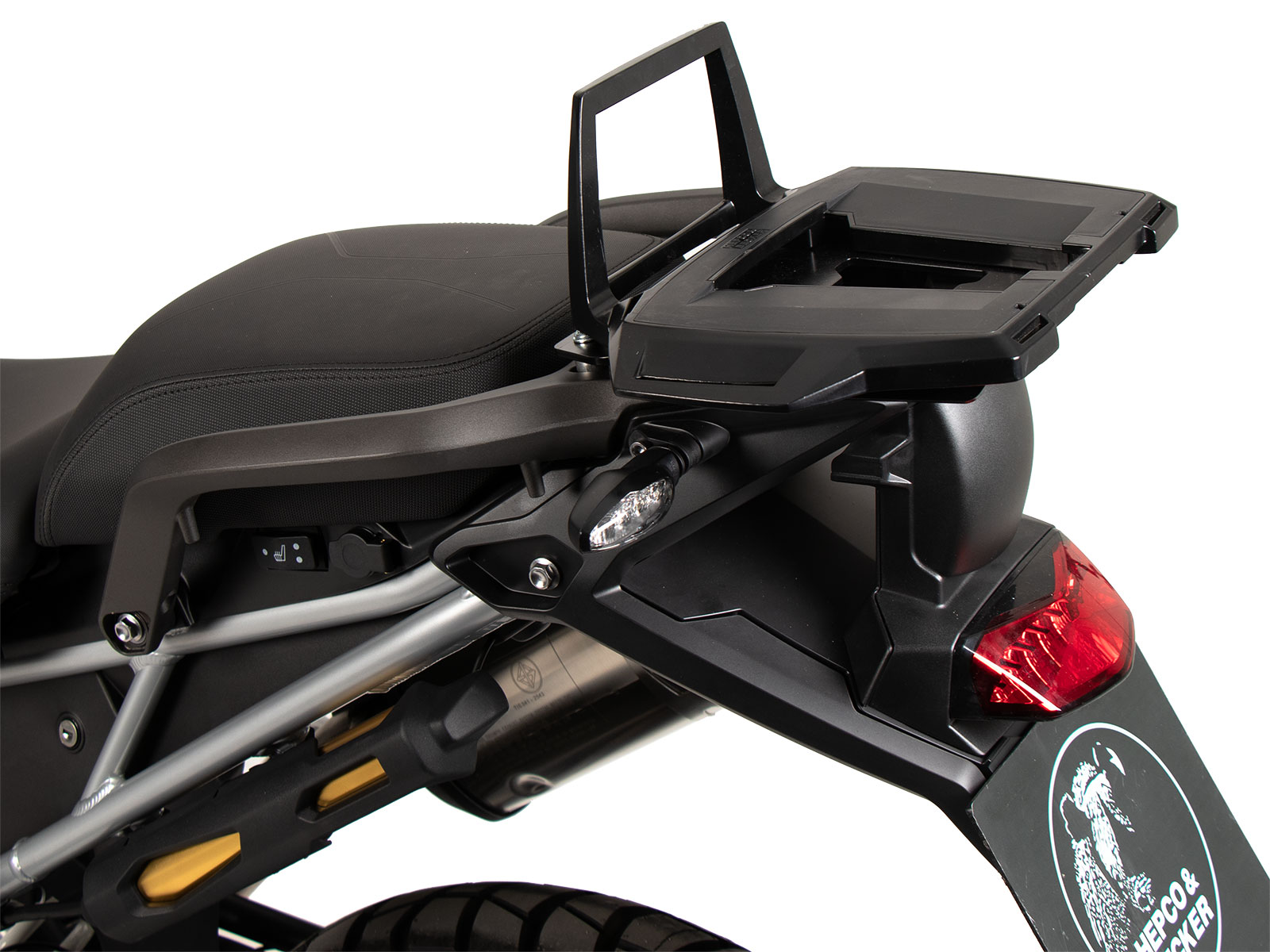 Alurack Topcase-Träger für Triumph Tiger 1200 Rally Pro / GT Pro / GT (22-) Hepco & Becker