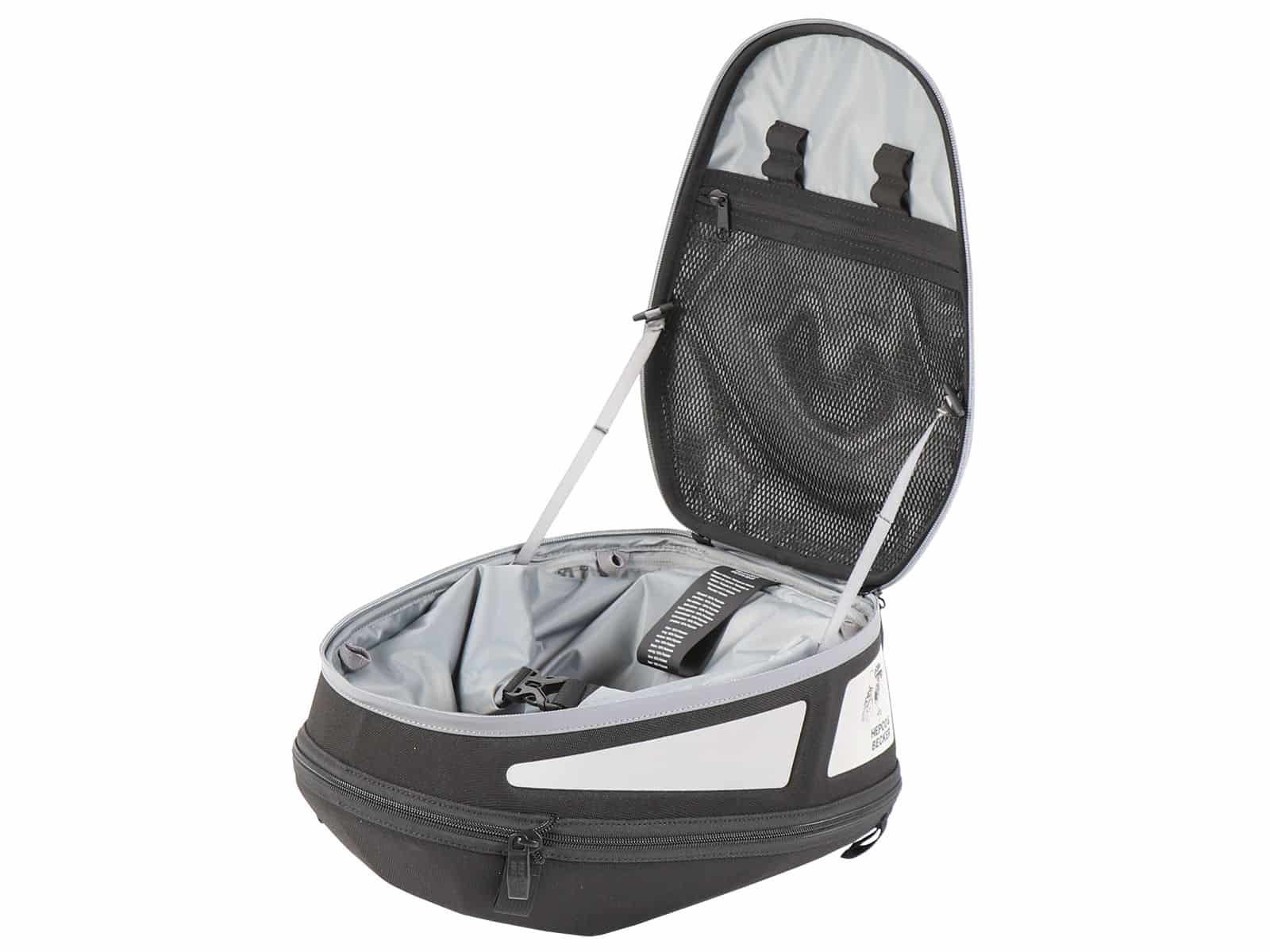 Royster Rearbag Sport Hecktasche schwarz/grau inkl. Basic Befestigung Hepco & Becker