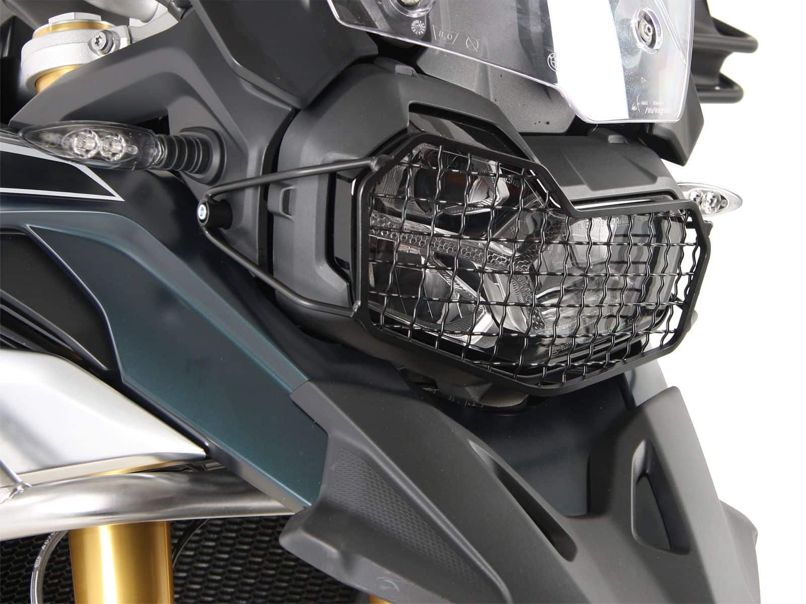 Lampenschutzgitter schwarz für BMW F 850 GS Hepco & Becker