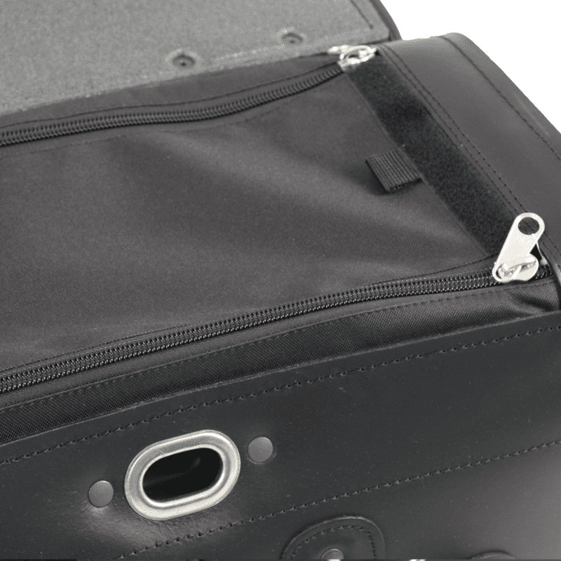 Leder-Handbag Buffalo 33 Liter schwarz Hepco & Becker