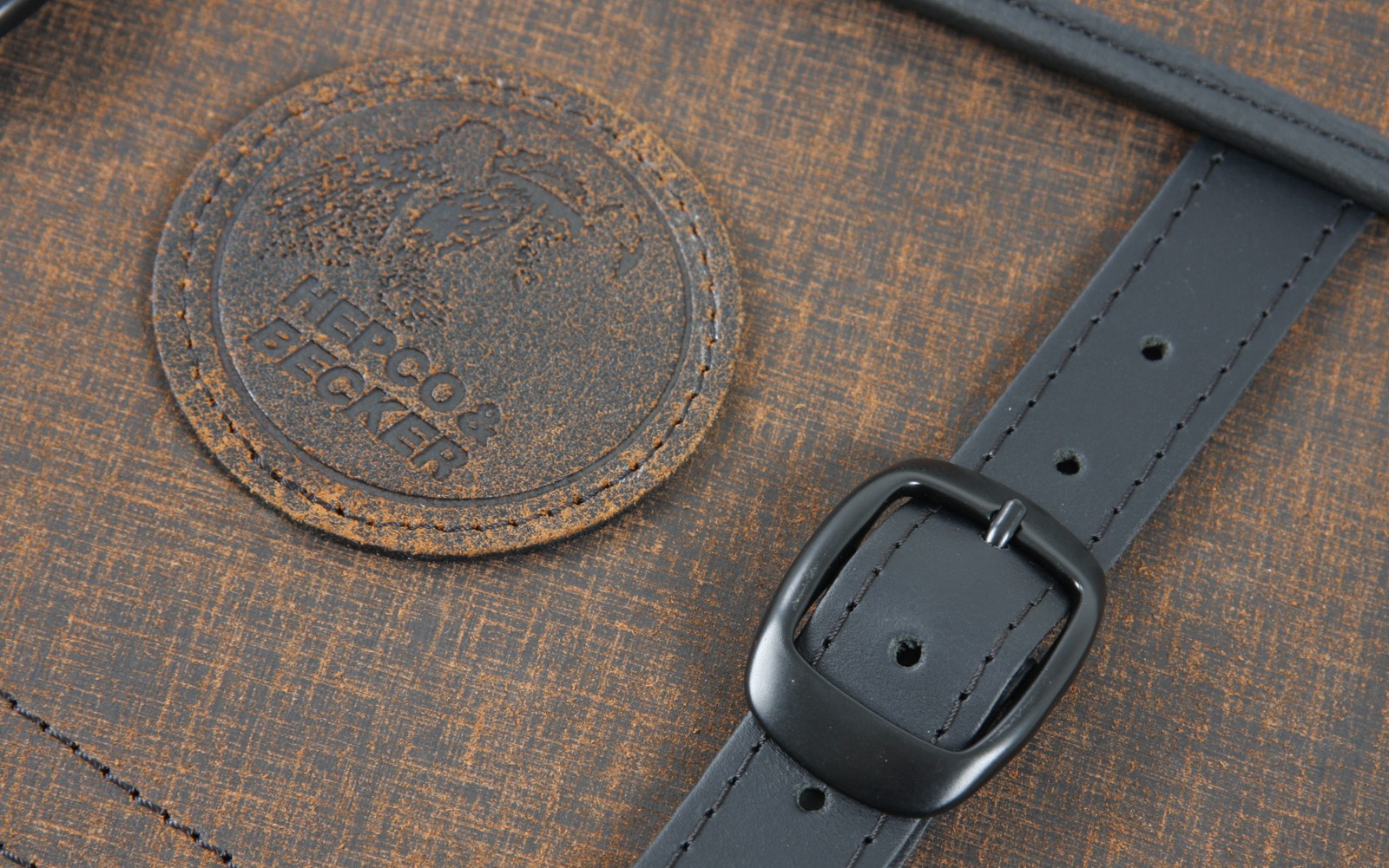 Ledertaschen Rugged C-Bow 24 Liter Braun für C-Bow Satteltaschenhalter Hepco & Becker