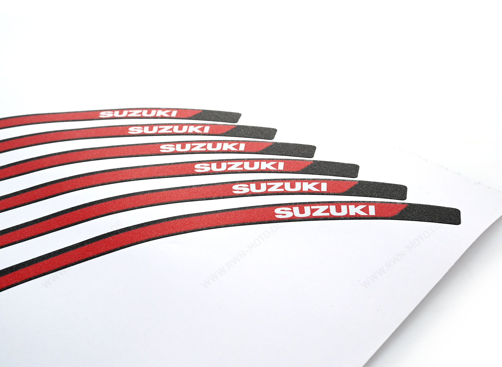 Felgenranddekor rot/schwarz für Suzuki GSX-8R / GSX-8T (25-) / GSX-S 1000 GX (24-) Original