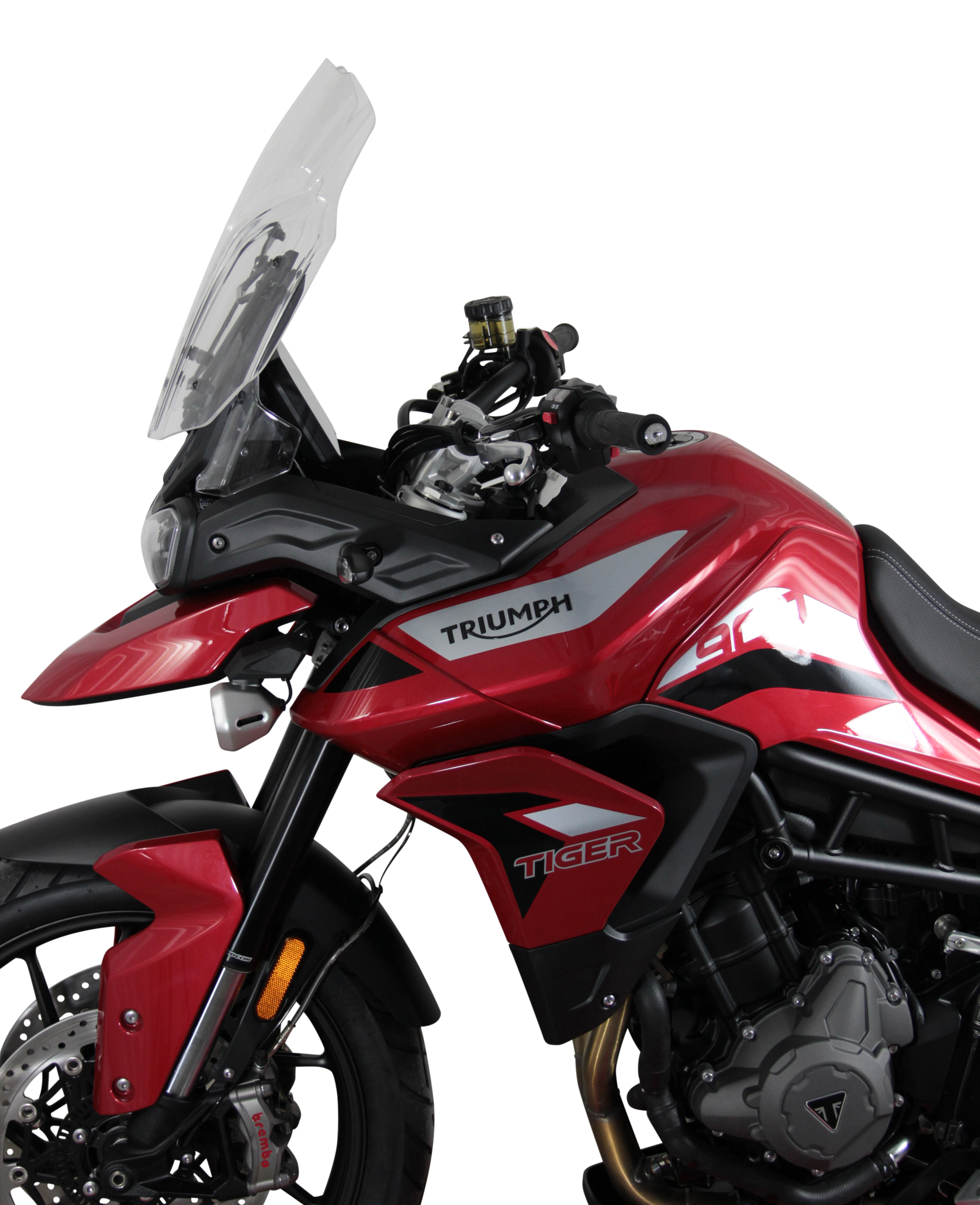 Tourenscheibe MRA "TM" für TRIUMPH TIGER 900 /GT PRO (Bj.19-) - Rauchgrau