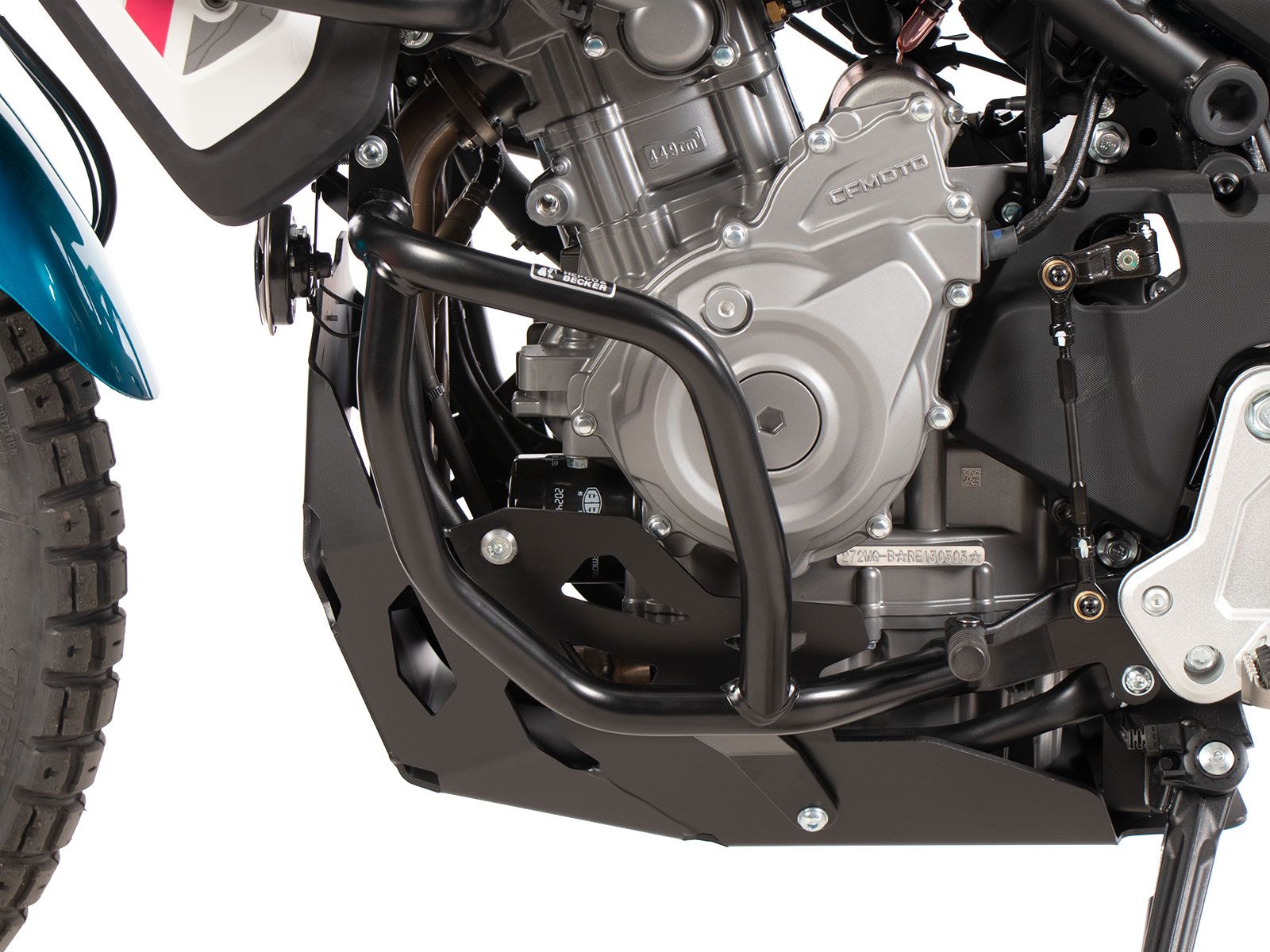 Motorschutzbügel schwarz für CFMoto 450 MT (24-) Hepco & Becker