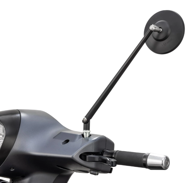 Standard Spiegel links oder rechts für Vespa ​PX 125-200ccm, schwarz matt