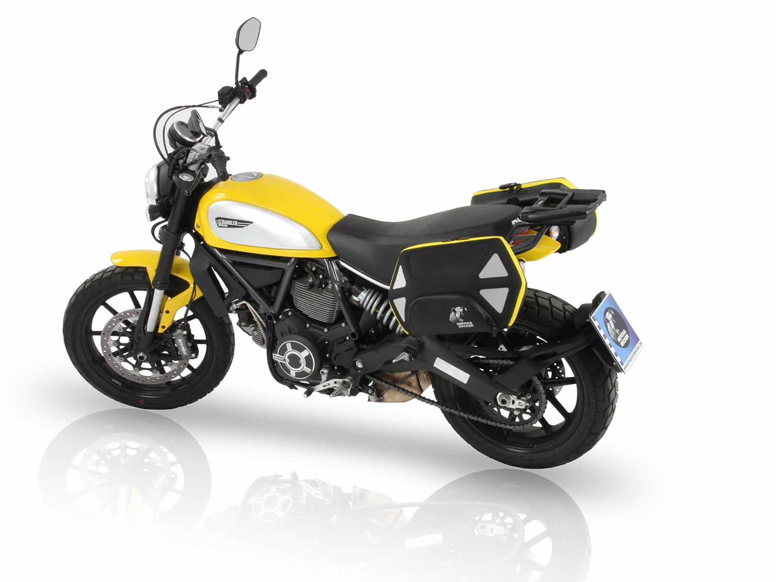 C-Bow Seitenträger schwarz für Ducati Scrambler 400 Sixty2 (16-20) Hepco & Becker