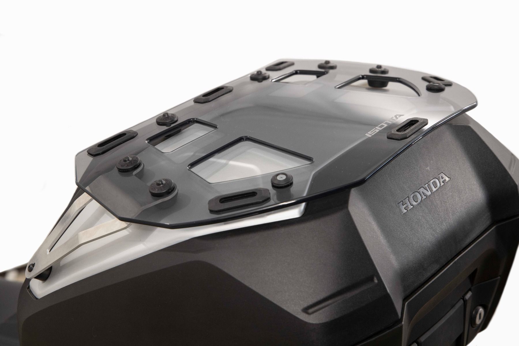 Gepäckträger für Topcase Honda XL 750 Transalp /NT 1100 /ADV 750 /NC 750 X, PMMA, leicht getönt