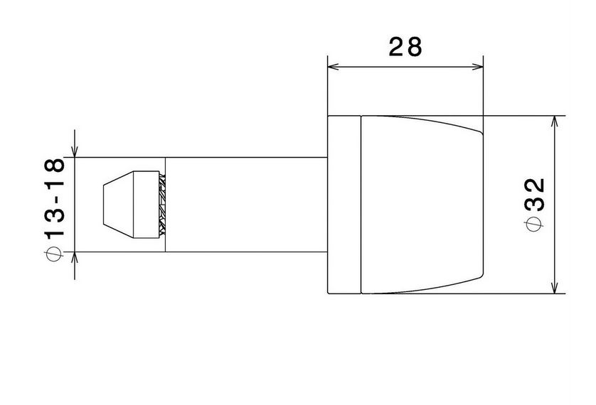Lenkerendengewichte RIZOMA links & rechts für Vespa, rot eloxiert