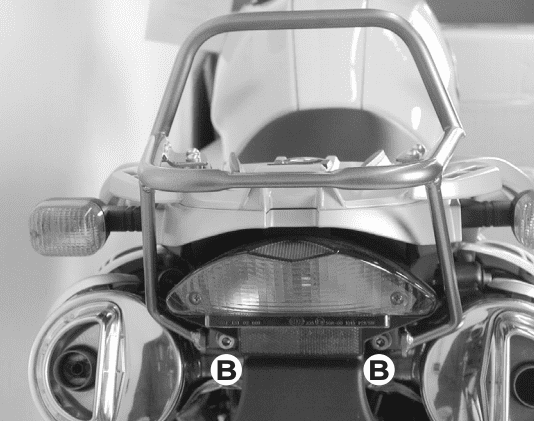 Rohrgepäckbrücke Topcase-Träger für BMW F 650 GS Dakar (04-07)/F 650 GS/G 650 GS (04-07)