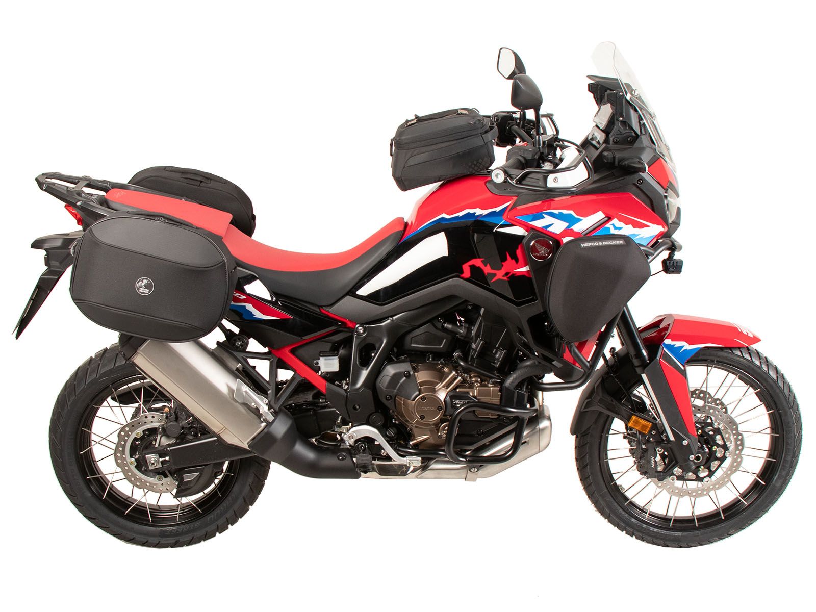 C-Bow Seitenträger schwarz für Honda CRF 1100 Africa Twin Adventure Sports (24-) Hepco & Becker