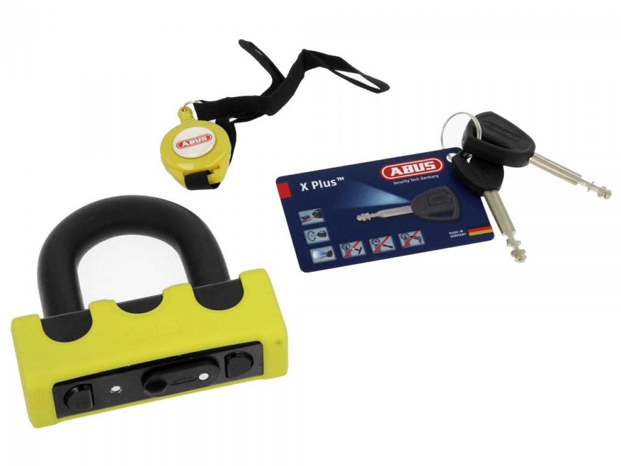 ABUS Bügelschloss Granit Power XS 67 für Motorrad, Scooter & Vespa