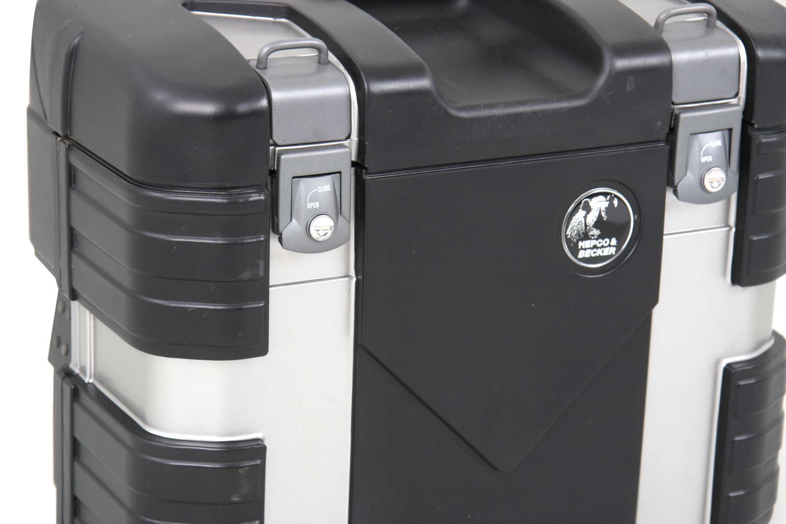 Gobi Seitenkoffersatz Black Edition inkl. Gepäckhaken Hepco & Becker