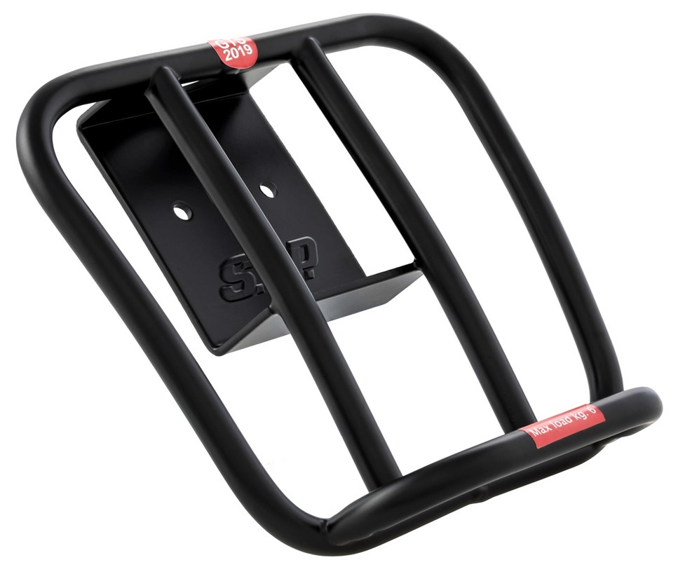 Gepäckträger hinten 70's für Vespa GTS /​ GTS Super HPE 125-300 ('19-), schwarz matt