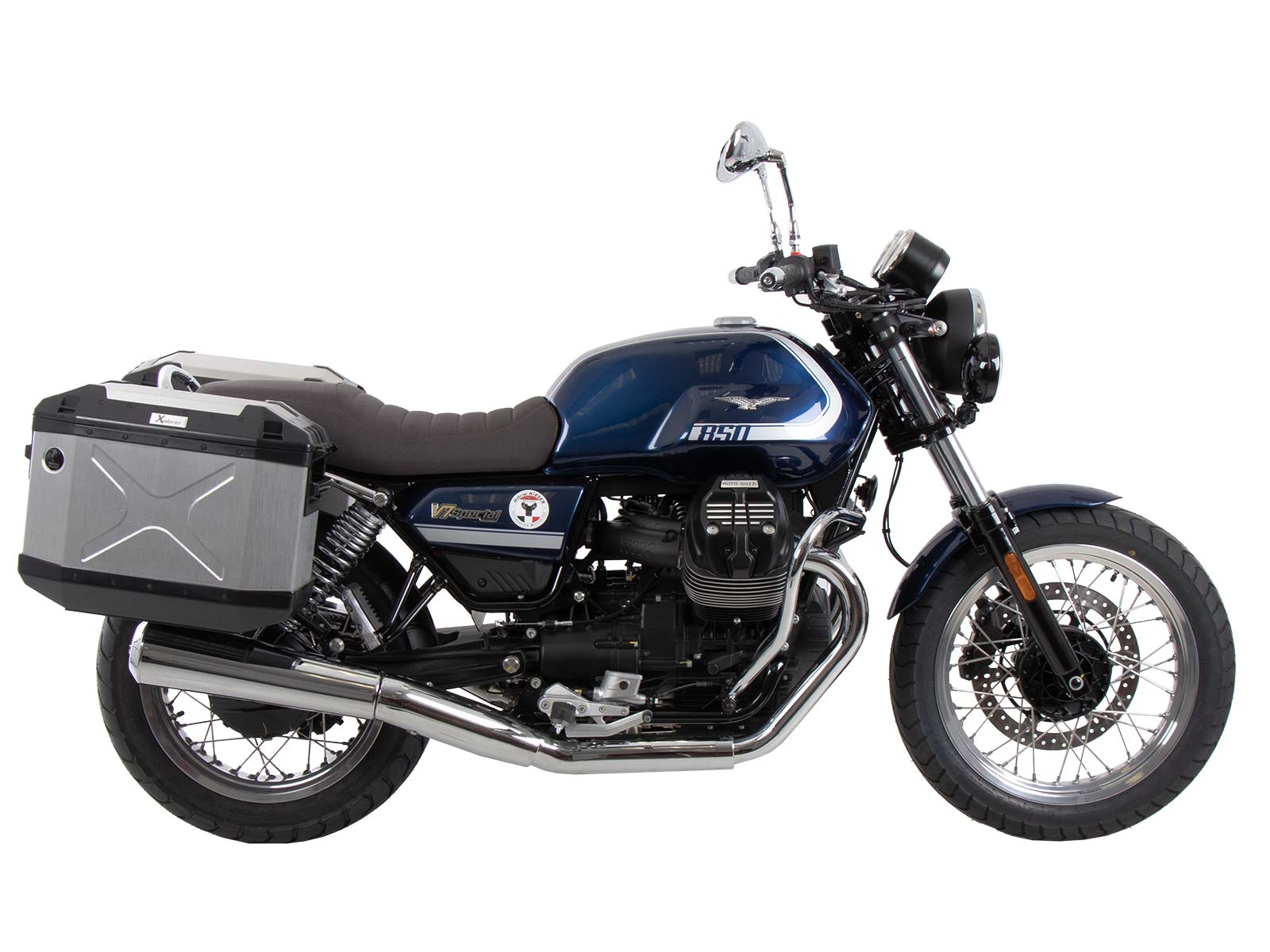 Kofferträger schwarz für Moto Guzzi V7 Special/Stone/Centenario (21-24) Hepco & Becker